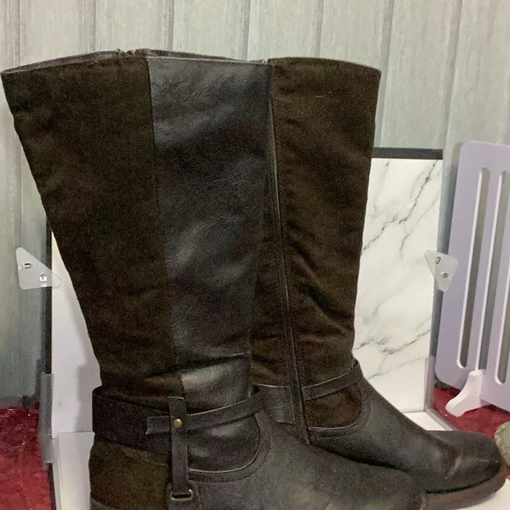 Elegant Brown Knee-High Women's Boots